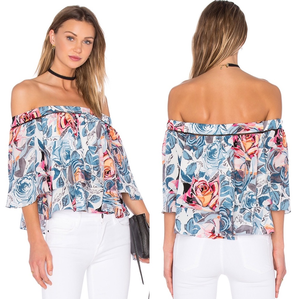 Elizabeth and James Vanessa Off the Shoulder Top